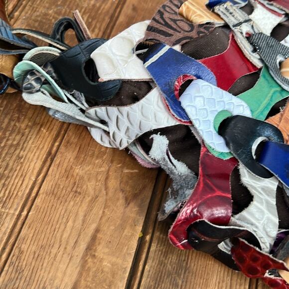 Anthropologie Jesslyn Blake leather hobo shoulder bag rescue me! - Picture 10 of 10